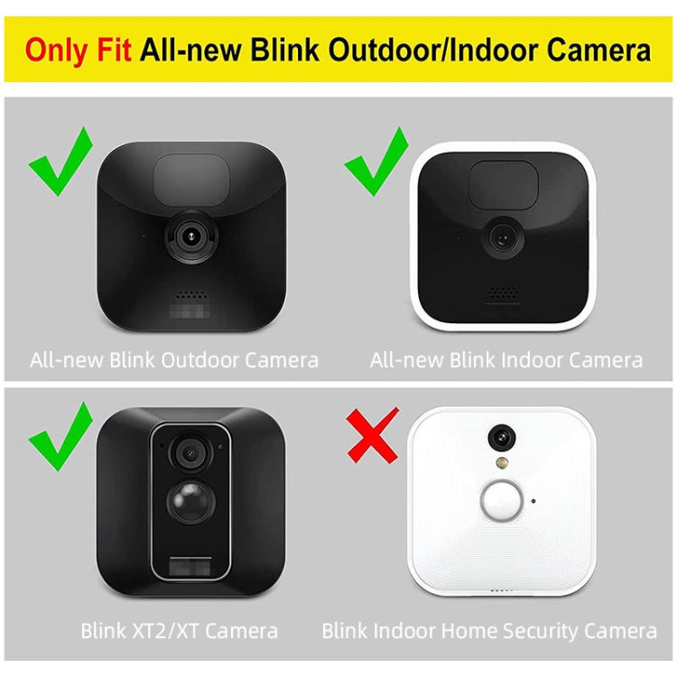 Silicone Protective Cover For Blink Outdoor/Indoor/XT1/XT2 Security Camera, Black Silicone Protective Cover For Blink Outdoor/Indoor/XT1/XT2 Security Camera, Black